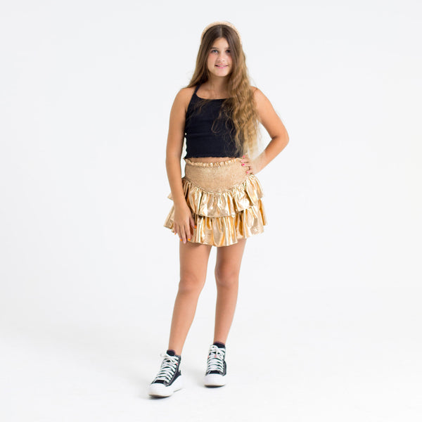 brookie-bronze-tween-skort BuddyLove - Sophia's StyleApparel & Accessories > Clothing > Skorts > Tween-1